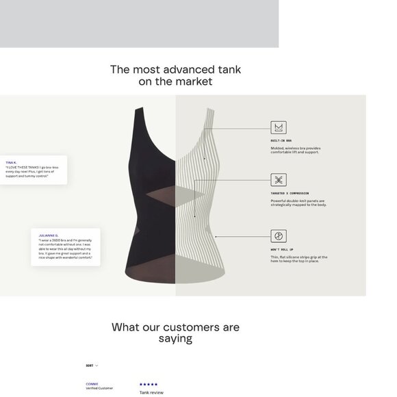 Honeylove LiftWear Tank 3X - Picture 4 of 10